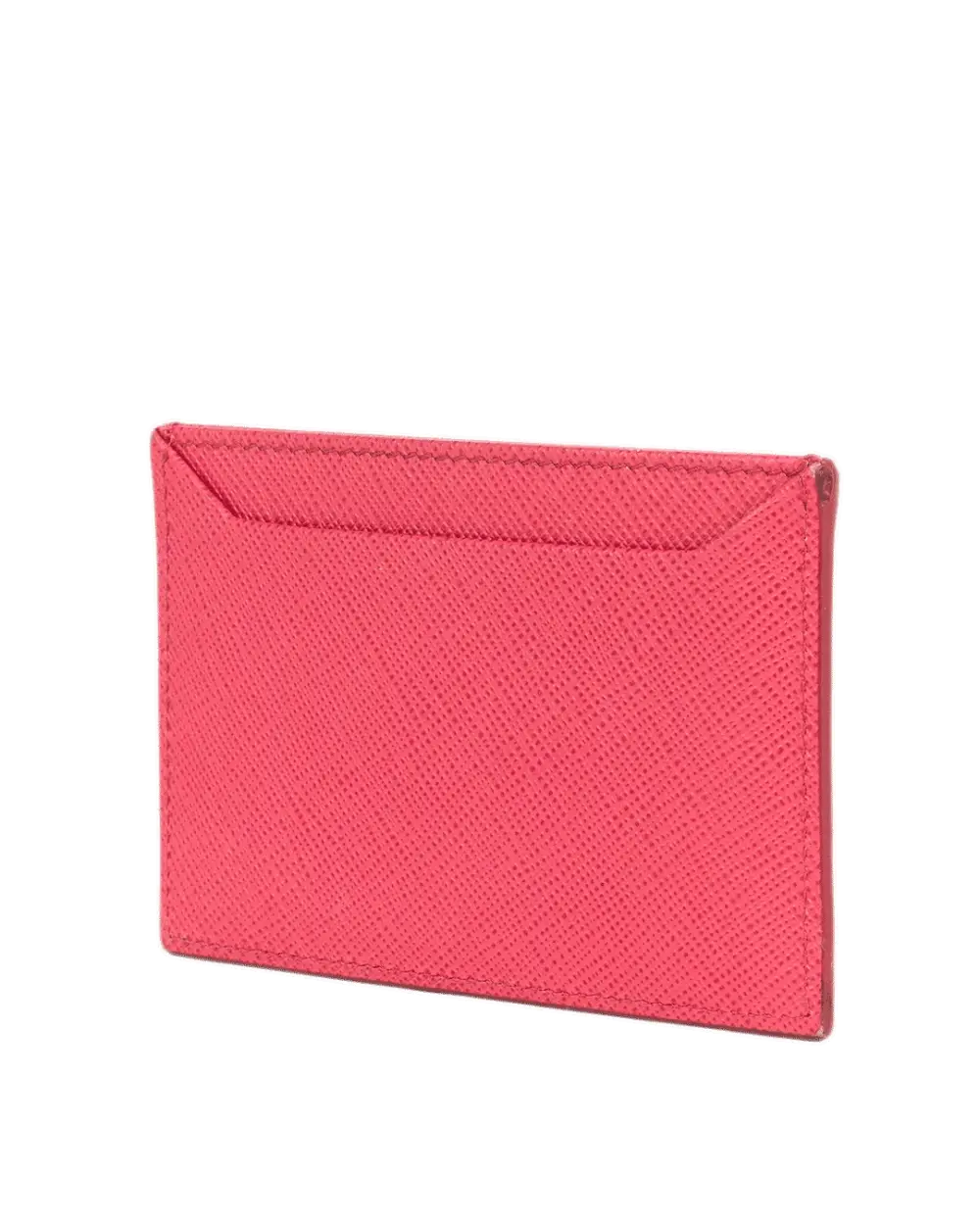 PRADA CARD SLOT SHORT PINK SAFFIANO GHW 1249