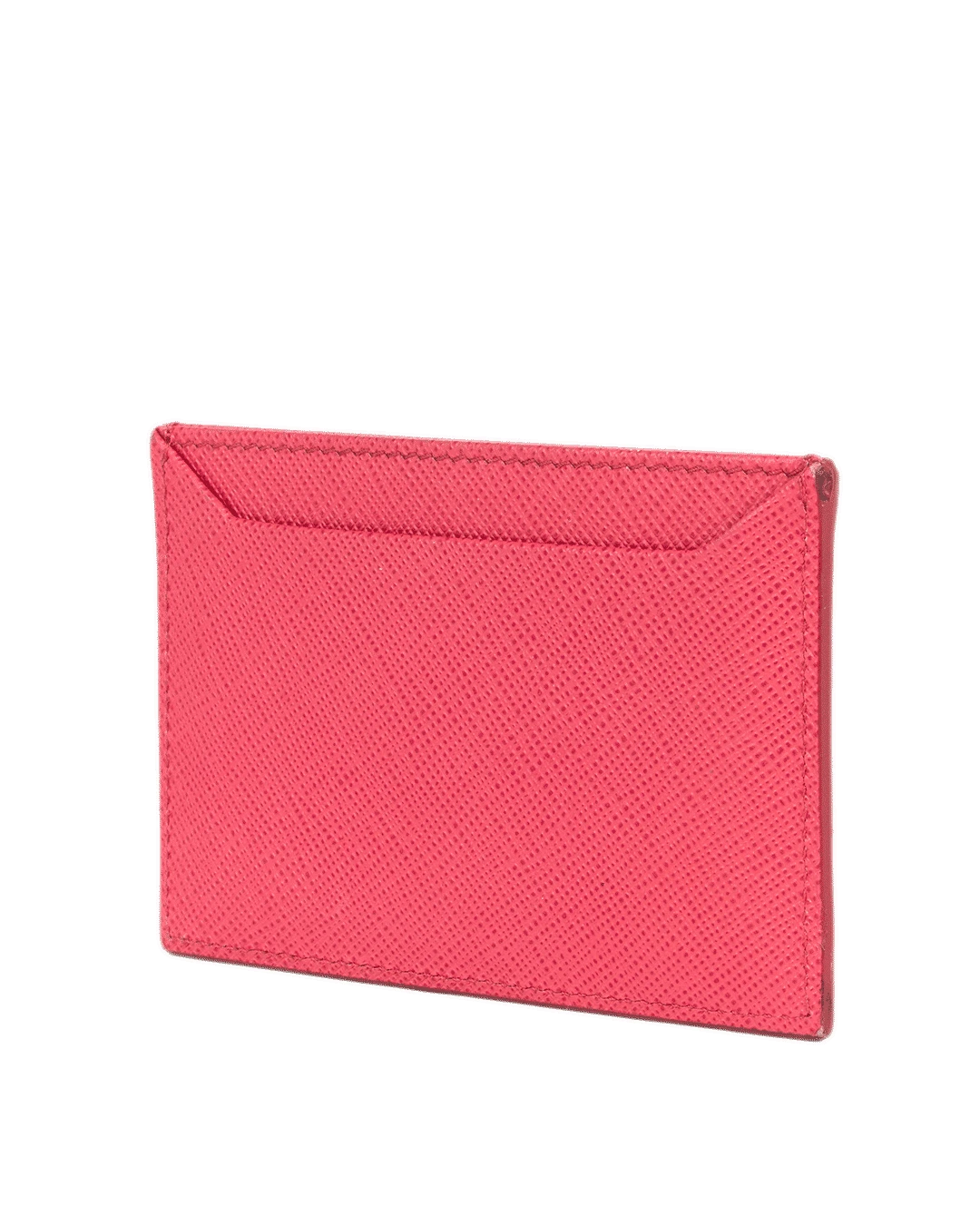 PRADA CARD SLOT SHORT PINK SAFFIANO GHW 1249