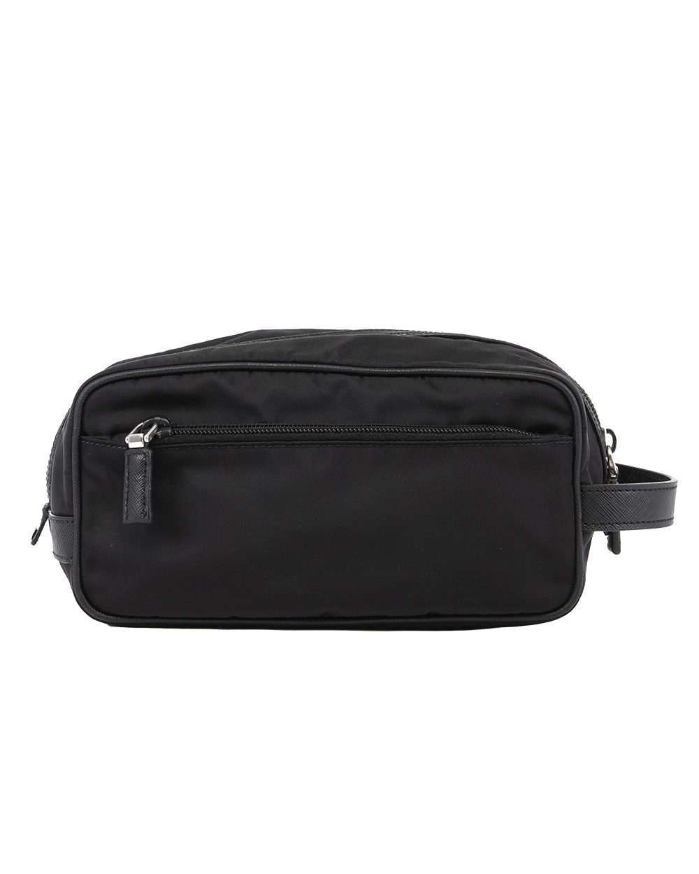 PRADA HANDBAG CLUTCH BLACK NYLON SHW 0180