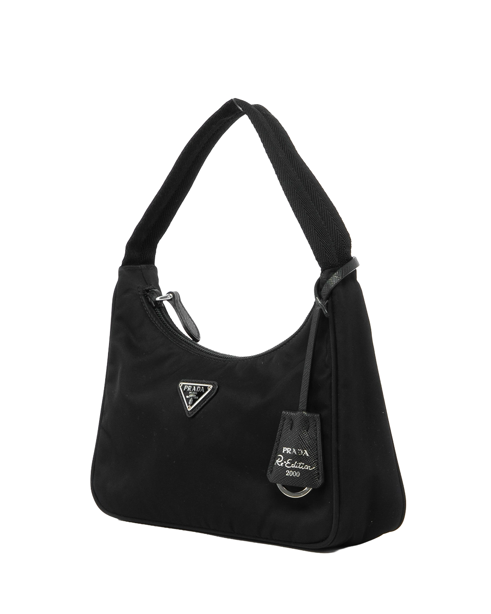 PRADA RE EDITION 2000 BLACK NYLON SHW 2409