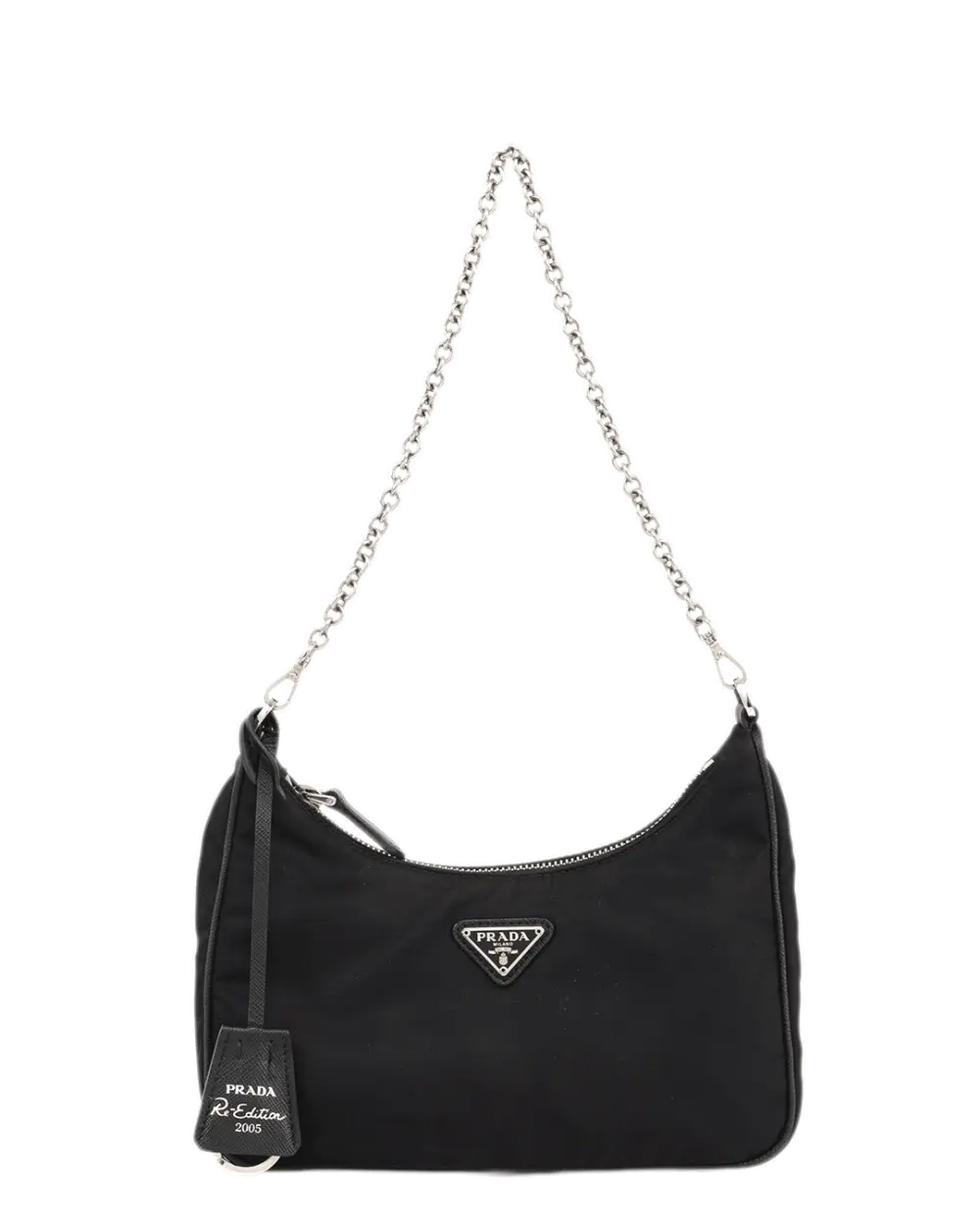 PRADA RE EDITION 2005 BLACK NYLON SHW MICROCHIP 4602