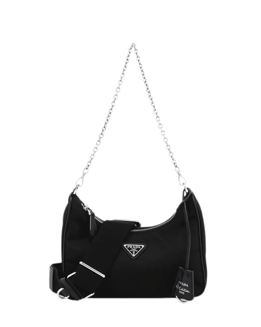 PRADA RE EDITION 2005 MINI BLACK NYLON SHW 3674
