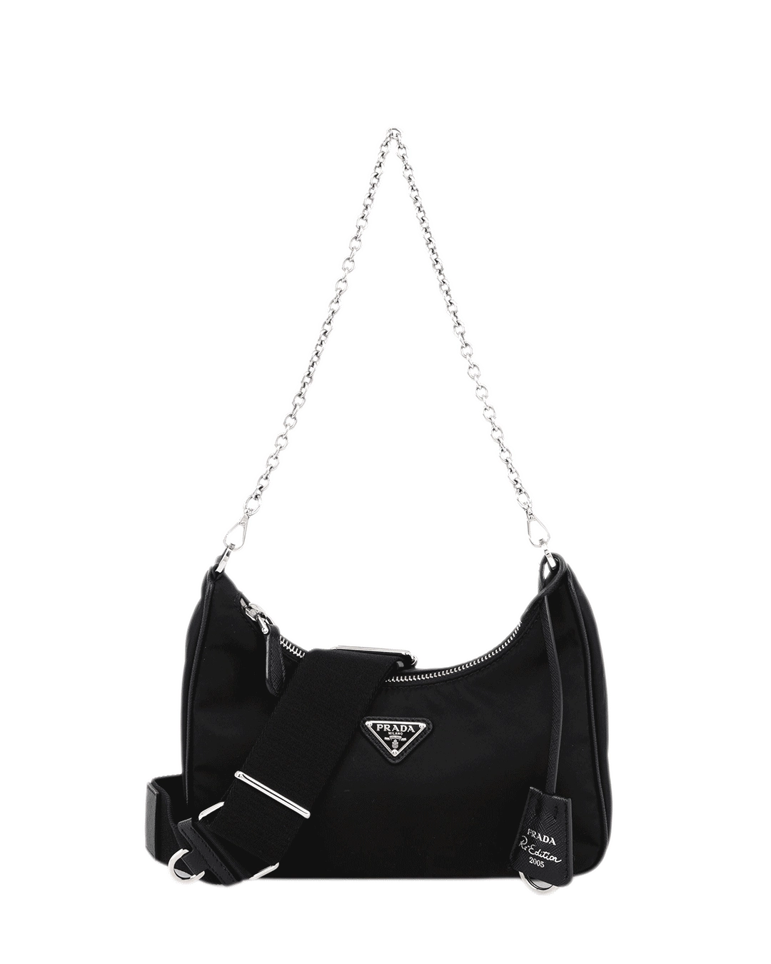 PRADA RE EDITION 2005 MINI BLACK NYLON SHW 3674