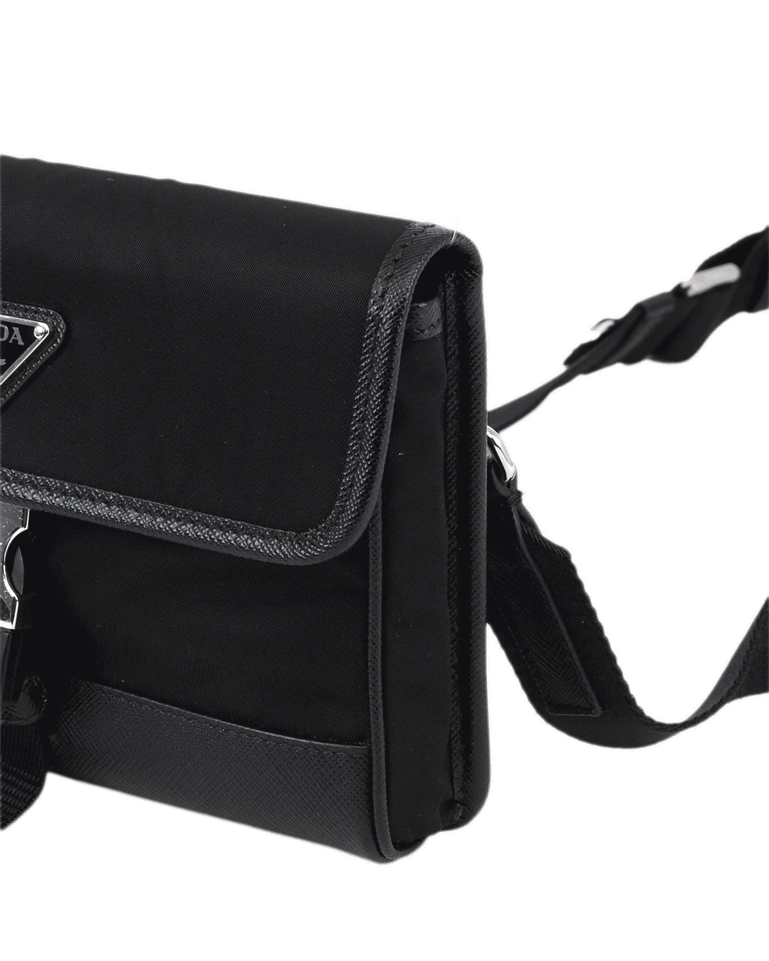 PRADA SMARTPHONE CASE BLACK NYLON SHW MICROCHIP 3637
