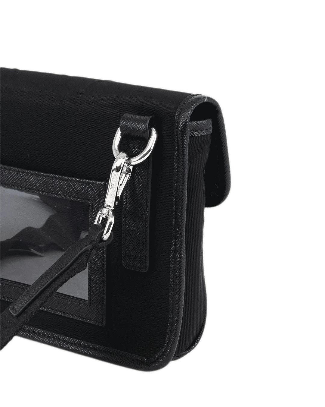 PRADA SMARTPHONE CASE BLACK NYLON SHW MICROCHIP 3638