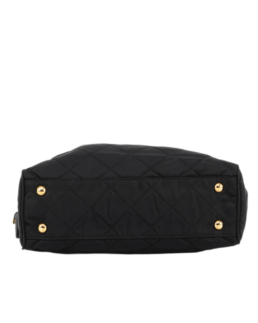 PRADA TESSUTO SHOLDER BAG BLACK TESSUTO IMPUNTU GHW BL0903 1620