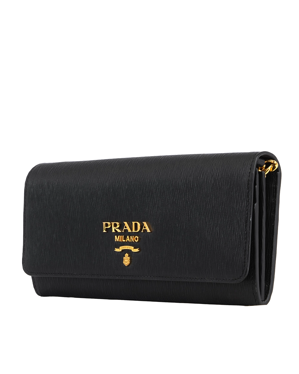 PRADA WOC BLACK CALF GHW 4233