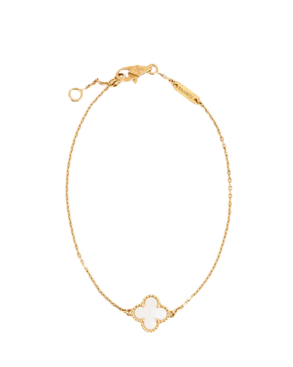 VAN CLEEF&ARPELS ALHAMBRA BRACELET SWEET WHITE GHW JC065763 3786