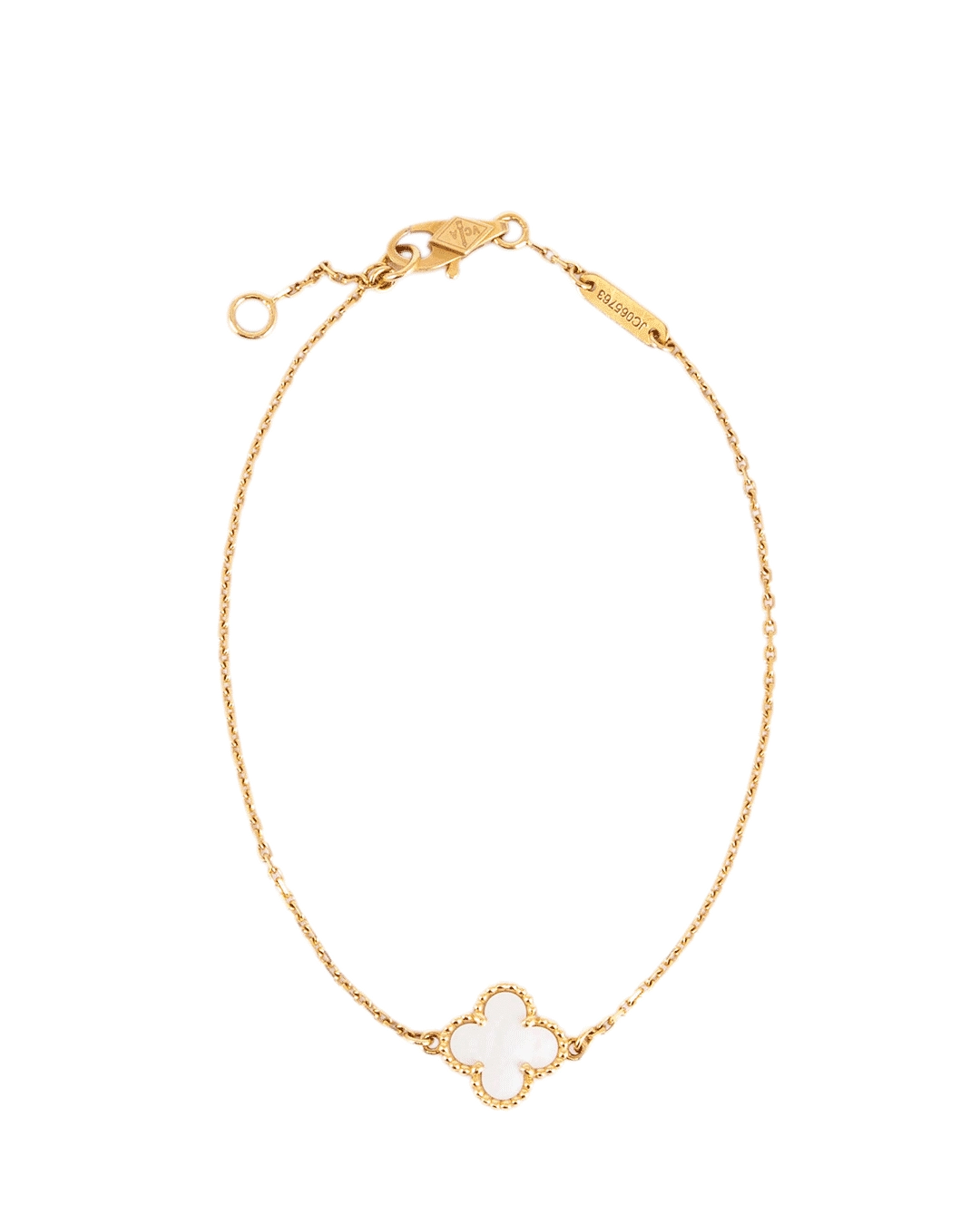 VAN CLEEF&ARPELS ALHAMBRA BRACELET SWEET WHITE GHW JC065763 3786