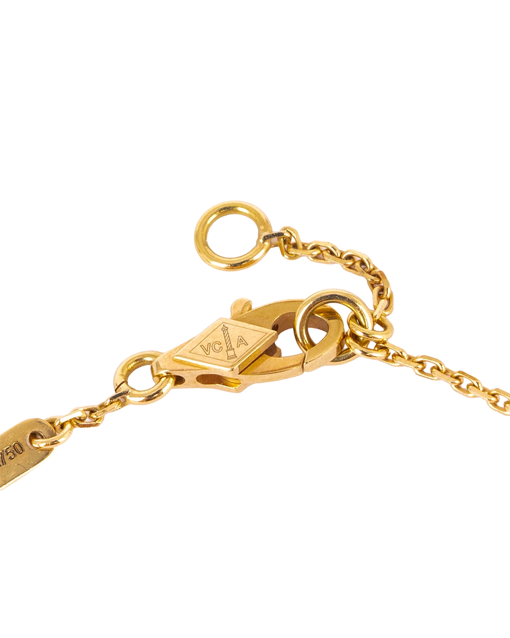 VAN CLEEF&ARPELS ALHAMBRA BRACELET SWEET WHITE YELLOW GOLD JG186609 1945