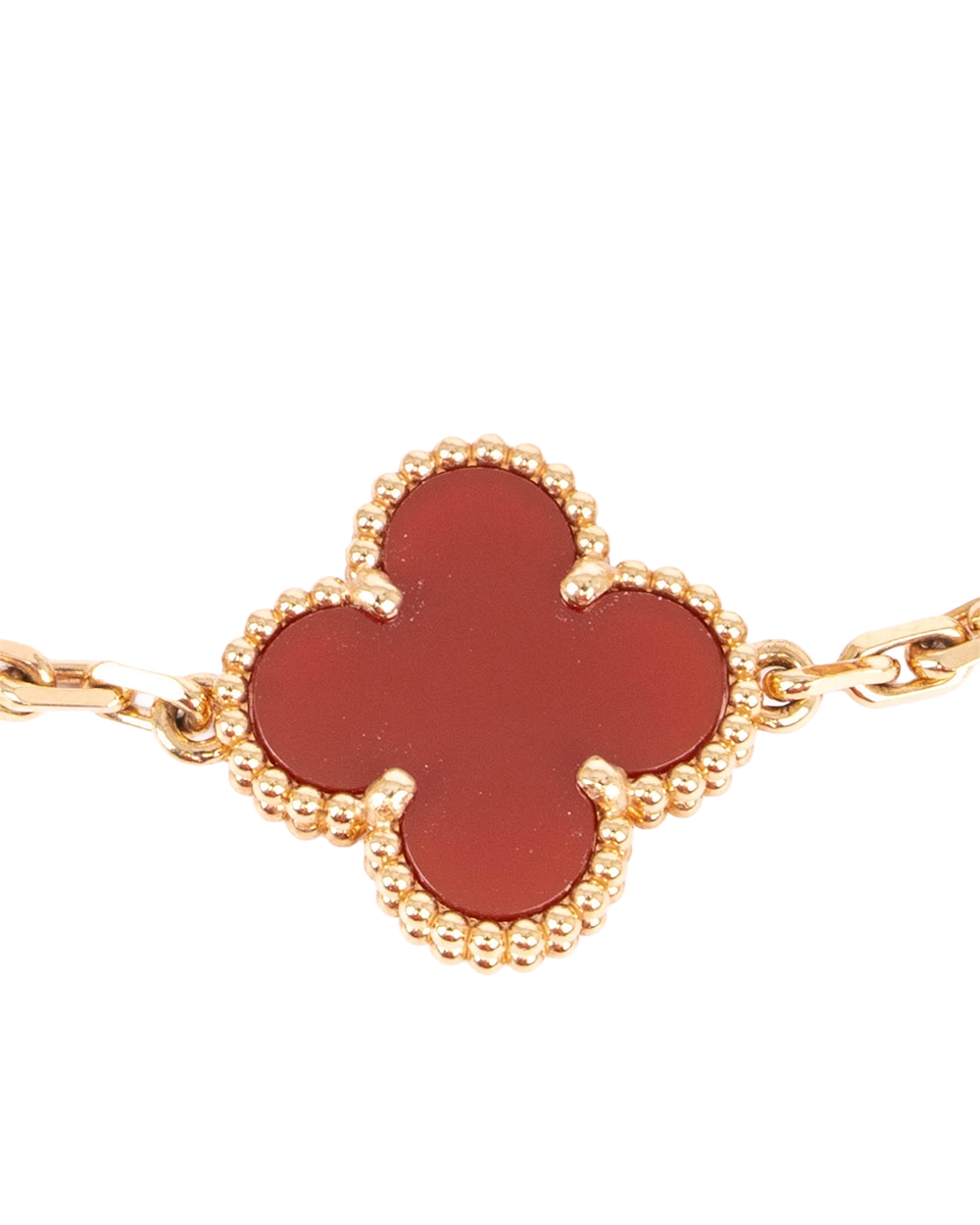 VAN CLEEF&ARPELS VINTAGE ALHAMBRA BRACELET RED GOLD GHW JO011184 0207