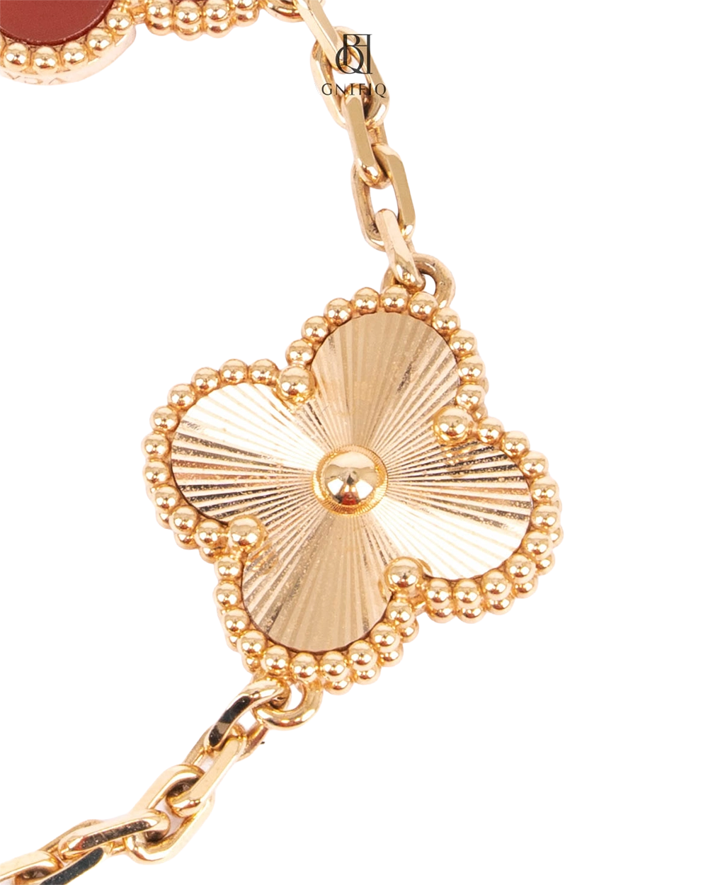 VAN CLEEF&ARPELS VINTAGE ALHAMBRA BRACELET RED GOLD GHW JO011184 0208