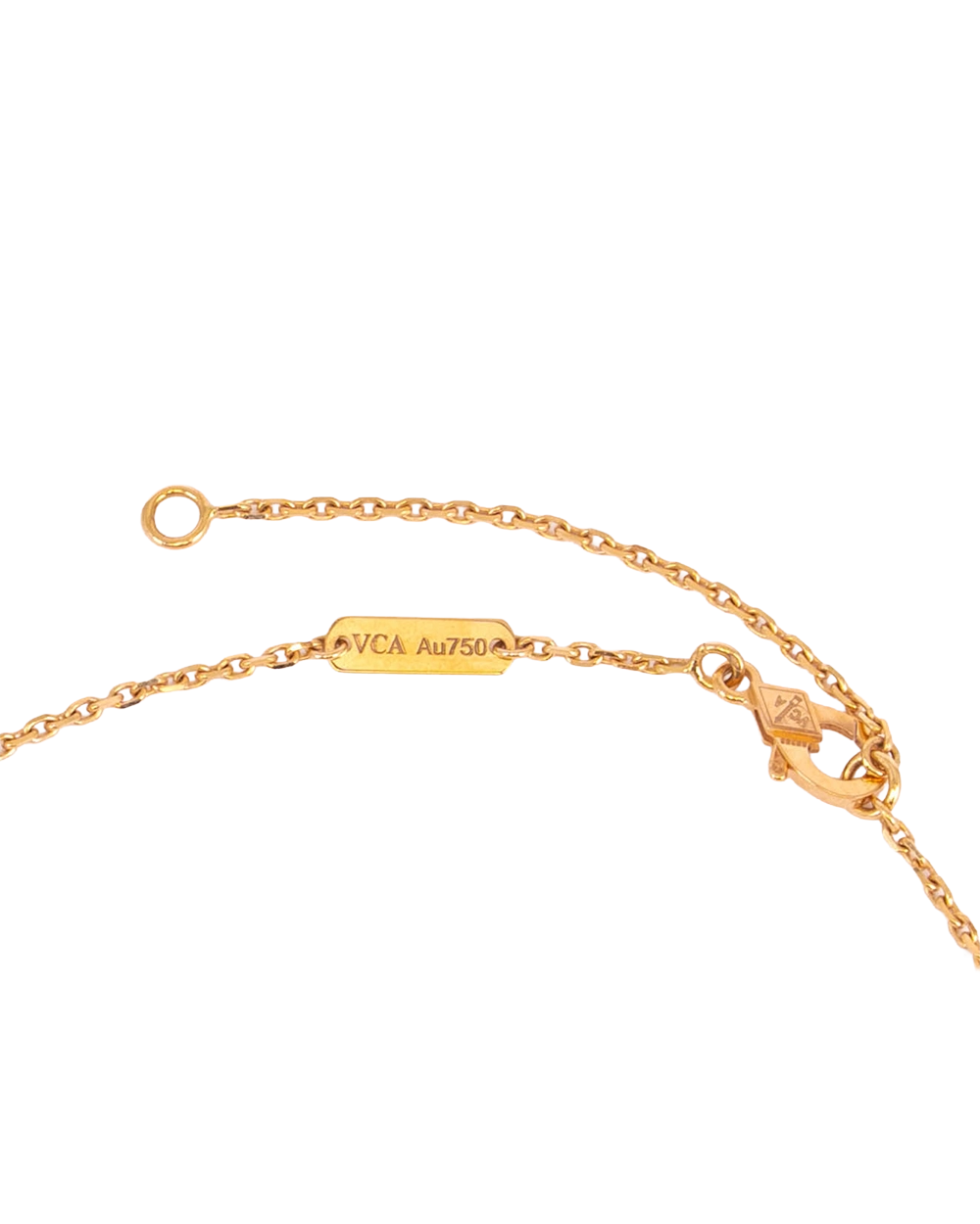 VAN CLEEF&ARPELS VINTAGE ALHAMBRA NACKLACE GRAY MOTHER OF PEARL RGHW JG891703 2786