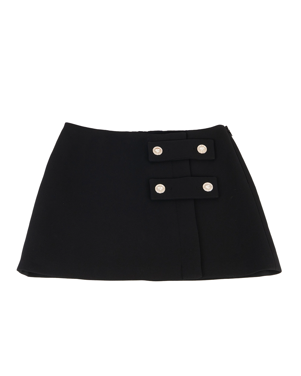 VERSACE TOUBLETECHNOCAVELRY SKIRT BLACK FABRIC SHW 0379