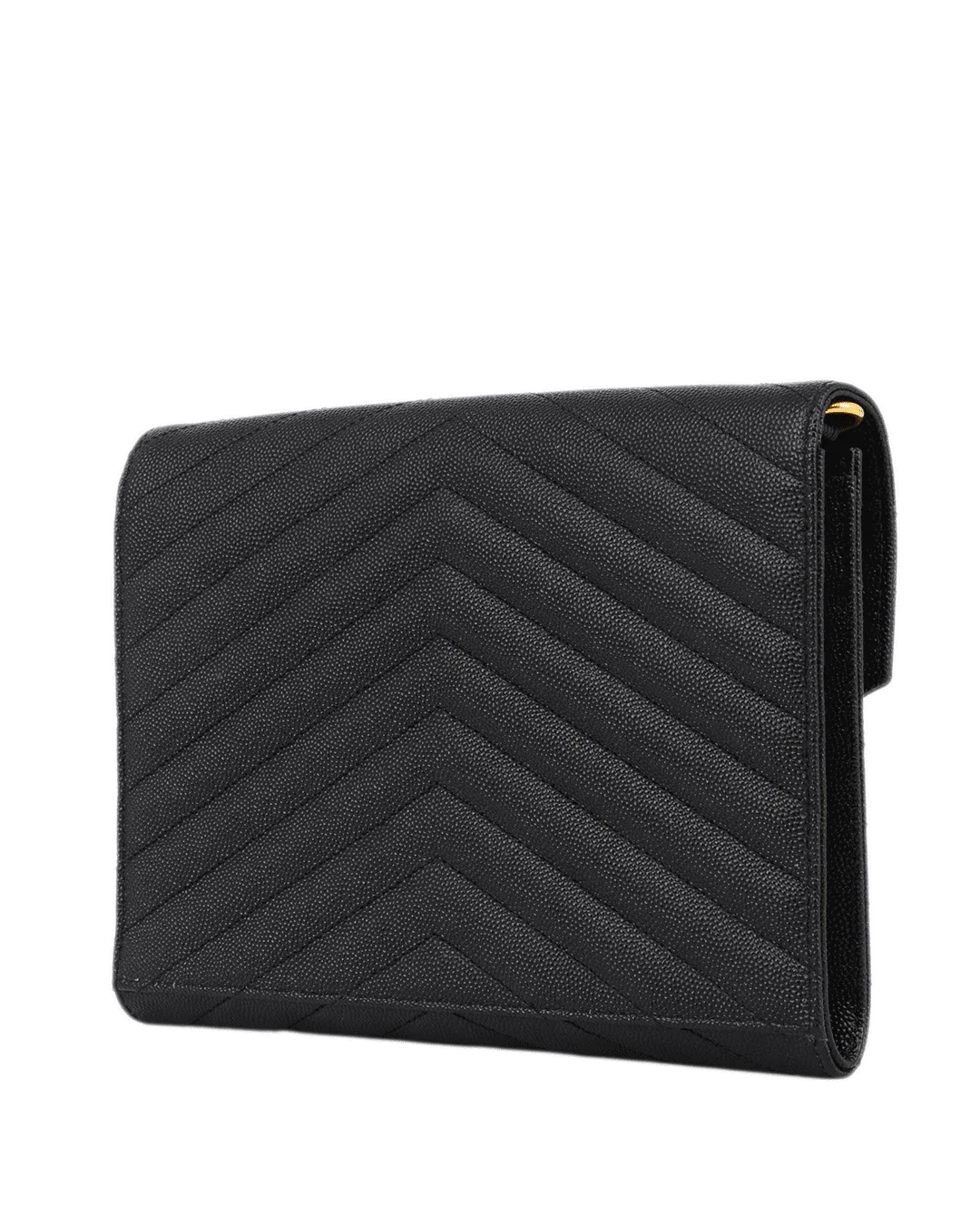 YSL CASSANDRE CLUTCH BLACK CALF GHW BND 617662 0223 3718