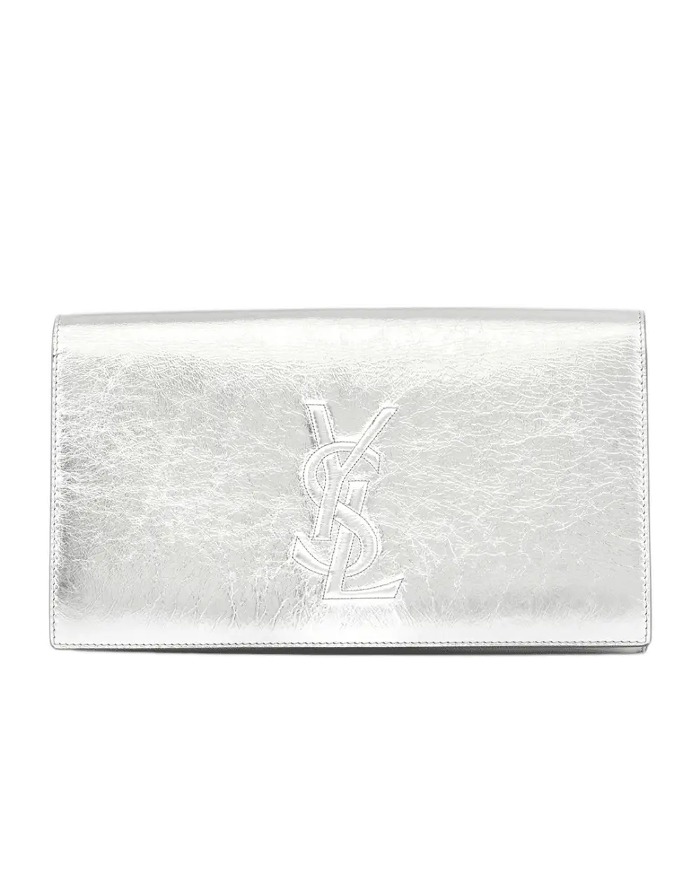 YSL CLUTCH SILVER METALLIC GUE361120Y1217 0673