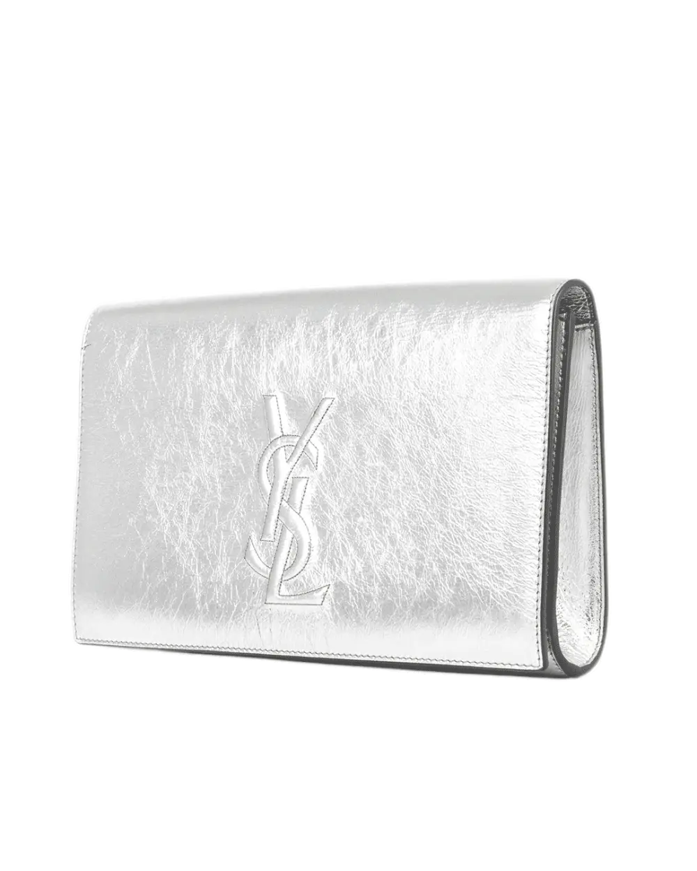YSL CLUTCH SILVER METALLIC GUE361120Y1217 0674