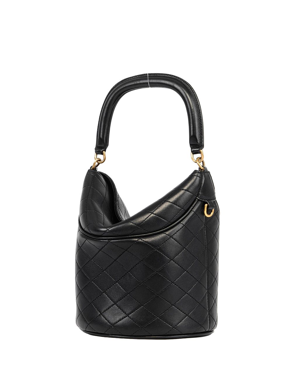 YSL GABY BUCKET BAG MINI BLACK CALF GHW 1818