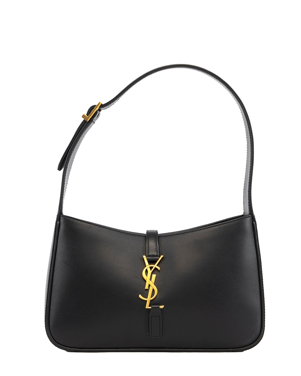 YSL HOBO 9 BLACK CALF GHW4432