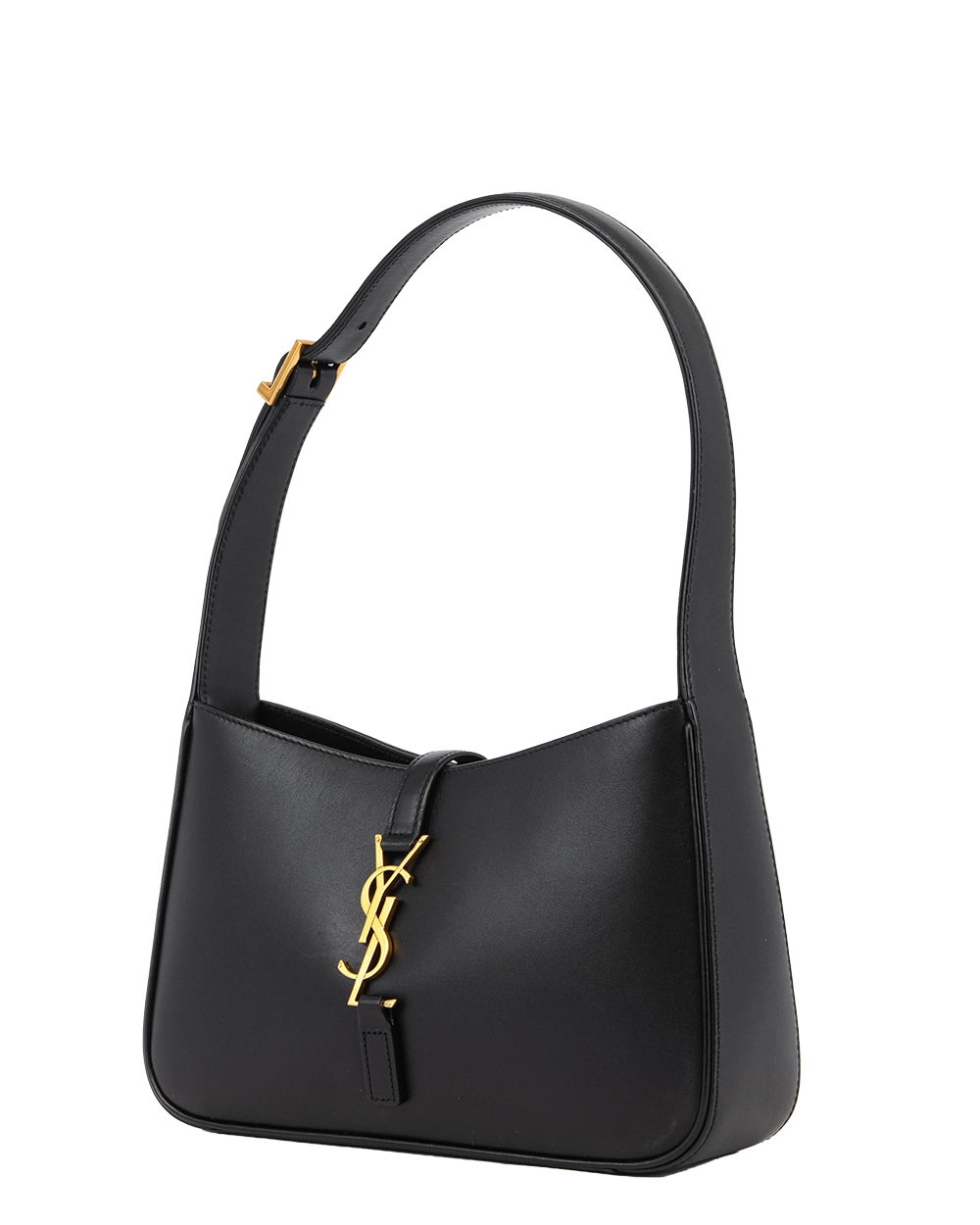 YSL HOBO 9 BLACK CALF GHW4434