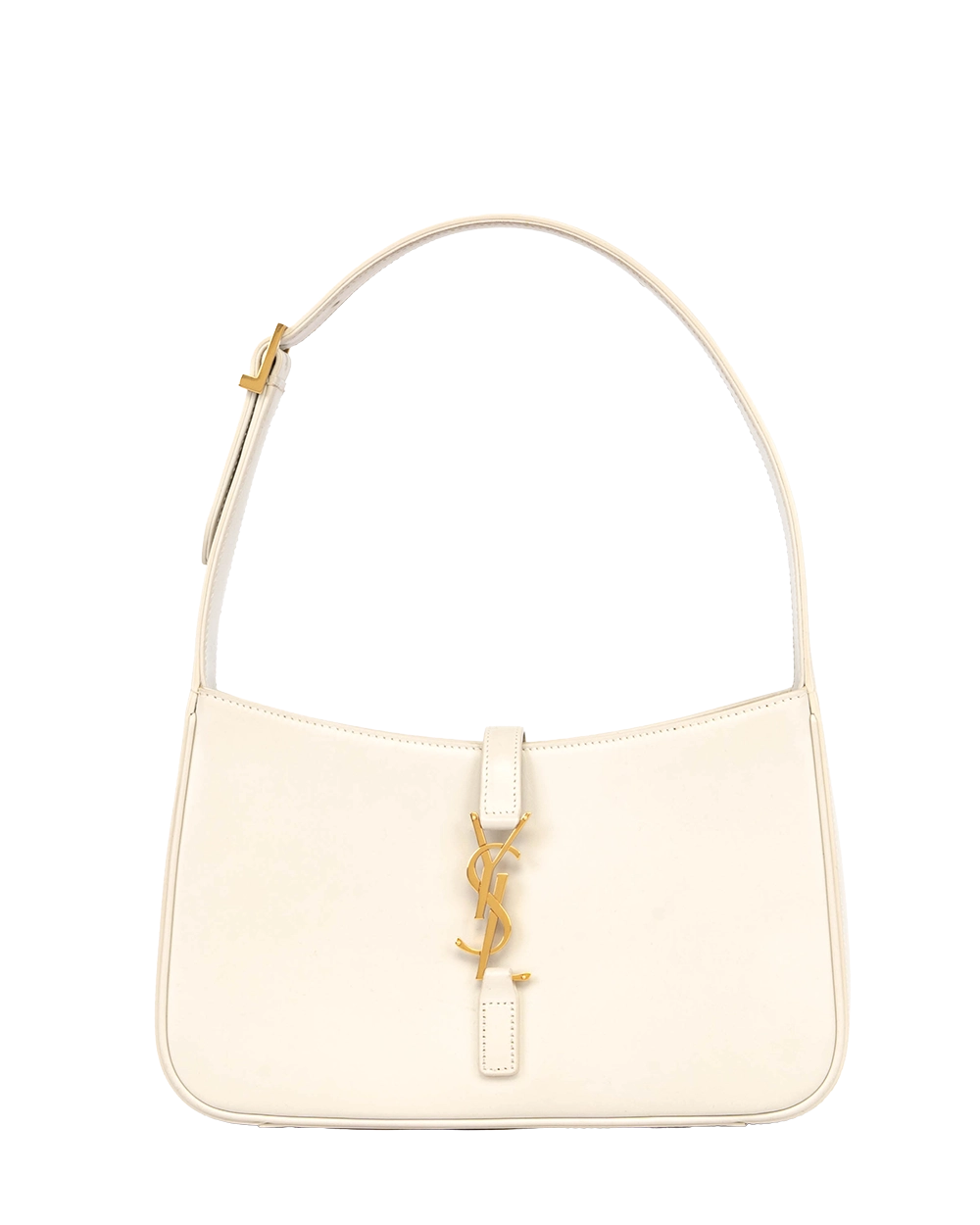 YSL LE 5 A7 HOBO WHITE CALF GHW MAL 657228 0621 0200