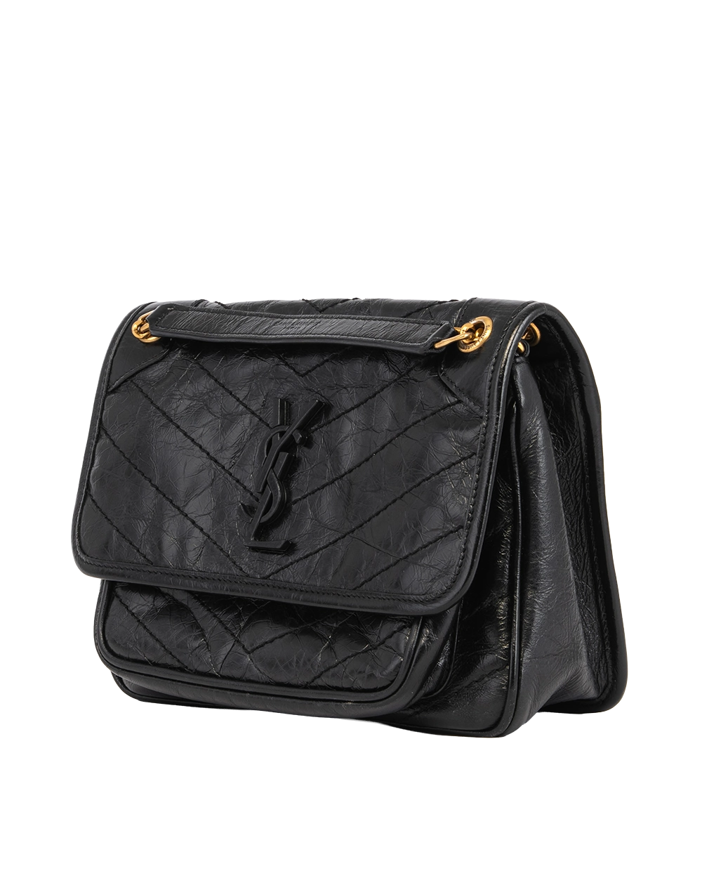 YSL NIKI BABY BLACK CALF GHW PLB 633160 0722 0070