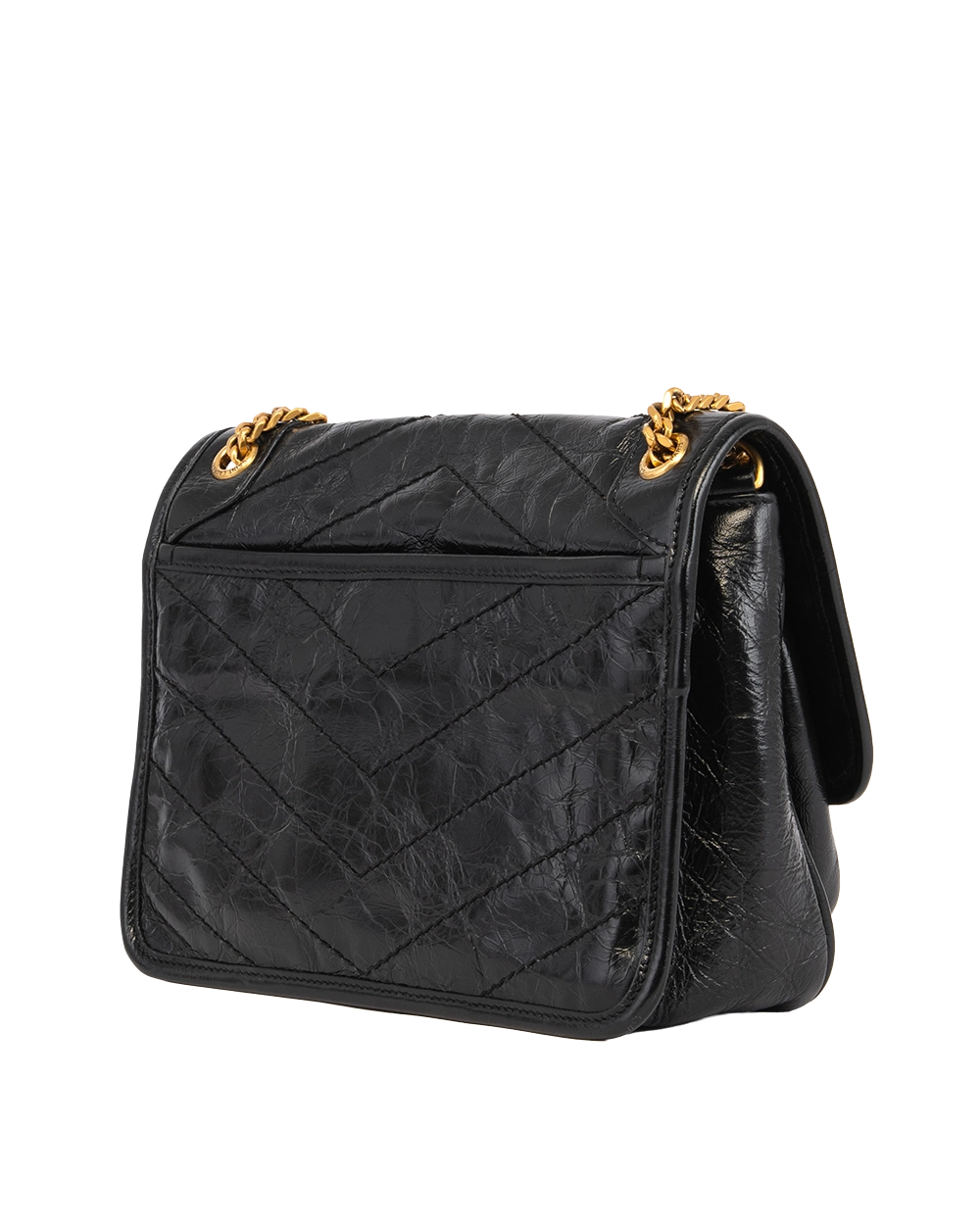 YSL NIKI BABY BLACK CALF GHW PLB 633160 0722 0071