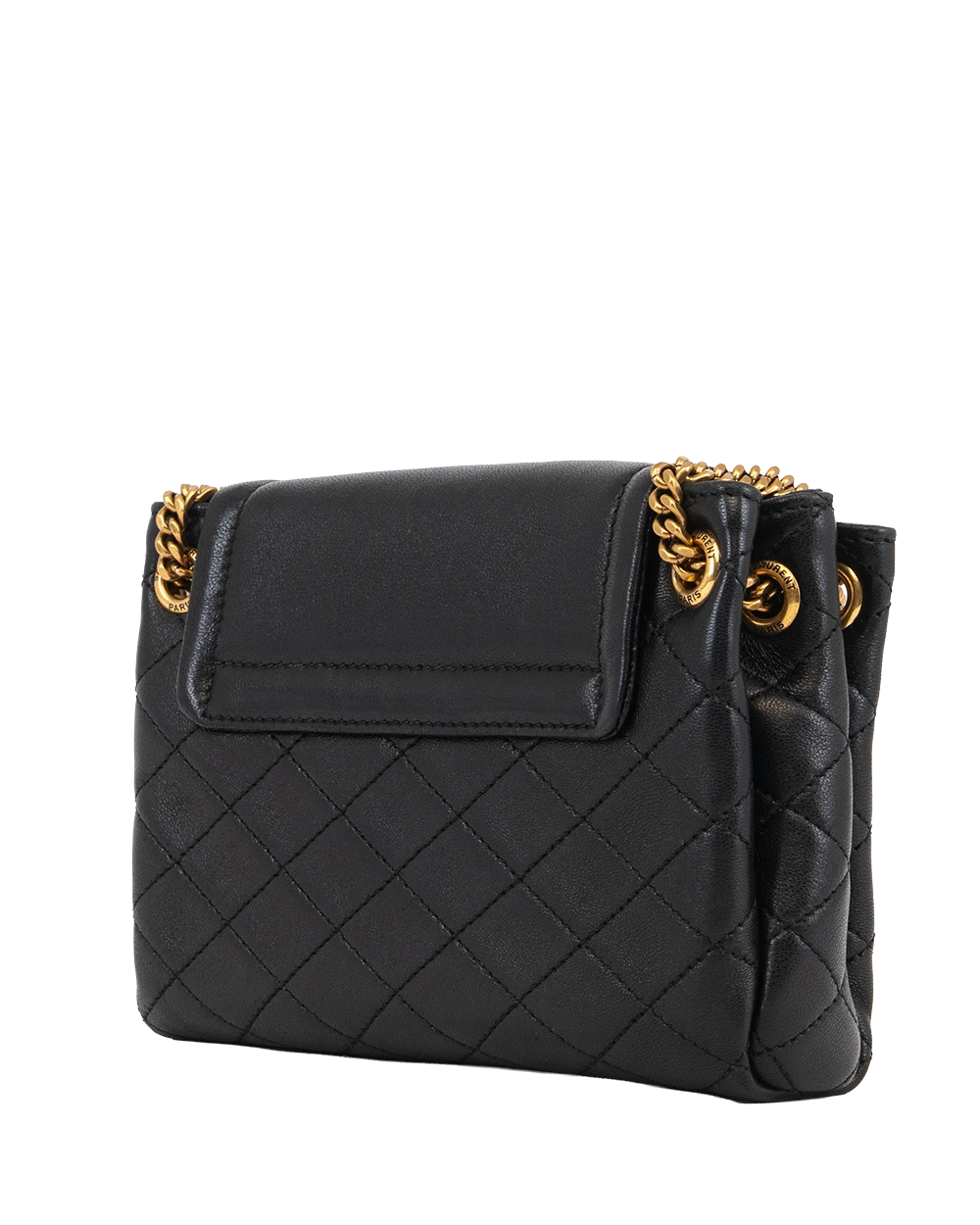 YSL NOLITA MINI BLACK CALF GHW YSL 672738 0325 3209