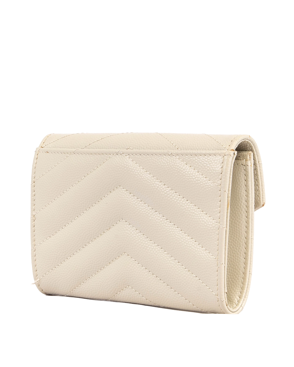 YSL SARAH CARD HOLDER WHITE CALF GHW ART4144040621 2067