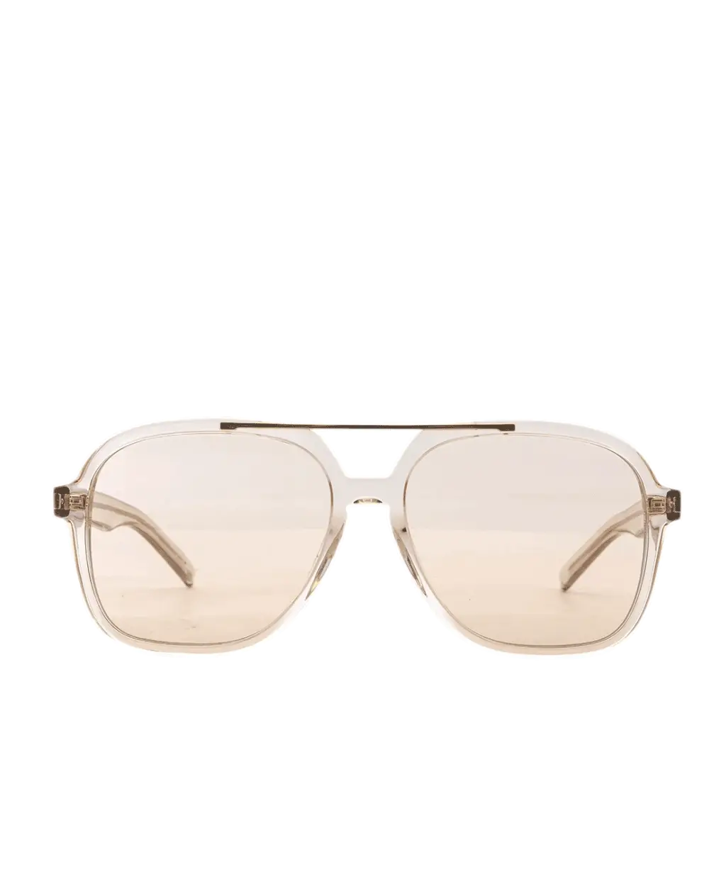 YSL SL454 SUNGLASSES BROWN GHW R61CG05020 4935