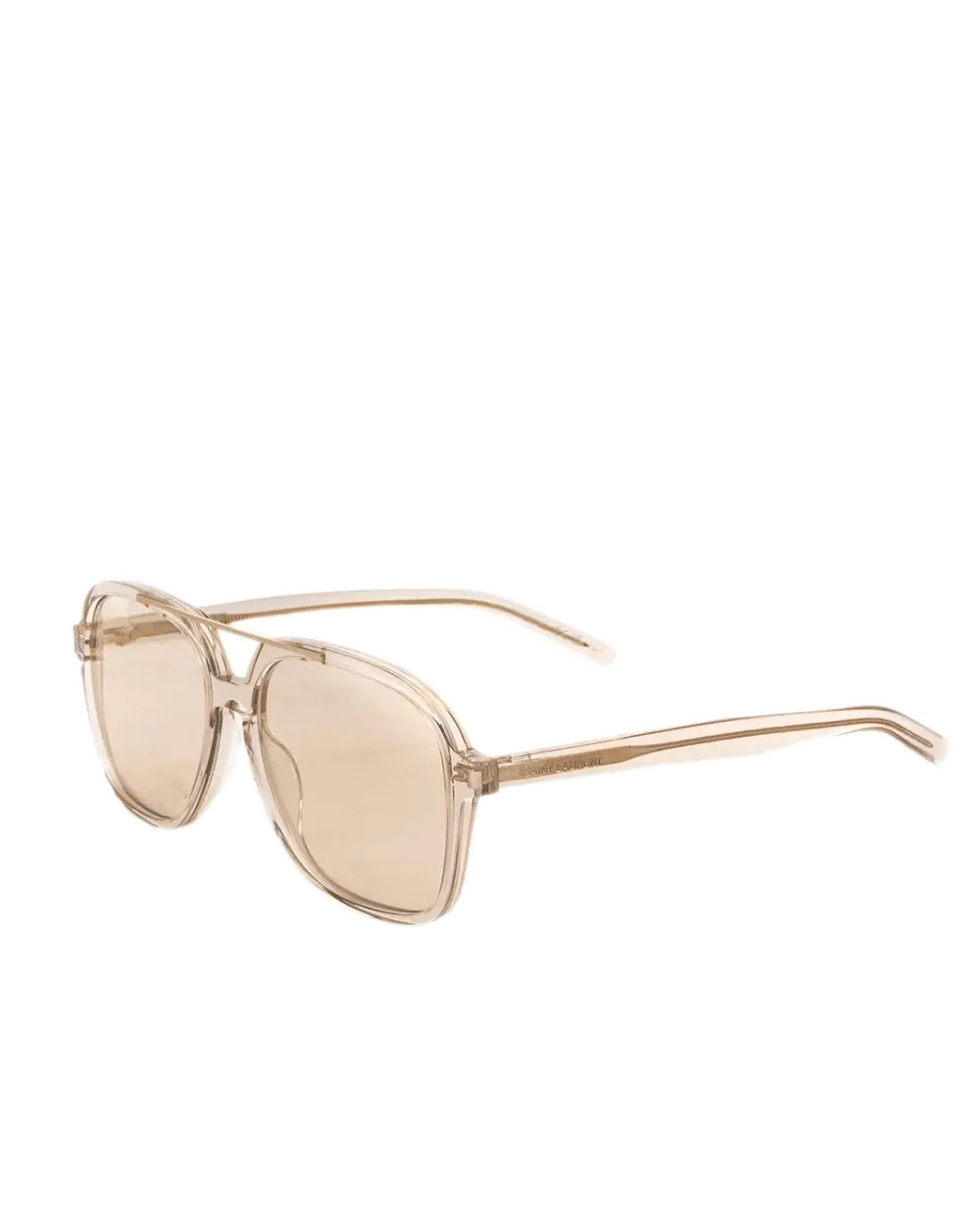 YSL SL454 SUNGLASSES BROWN GHW R61CG05020 4937