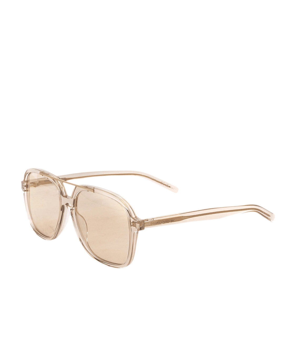 YSL SL454 SUNGLASSES BROWN GHW R61CG05020 4937