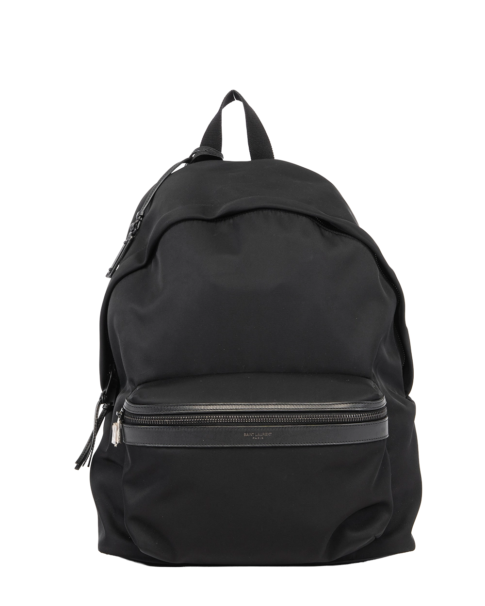YSL TRIMMED SHELL BACKPACK BLACK NYLON SOBLACK LND 534967 1121 0063