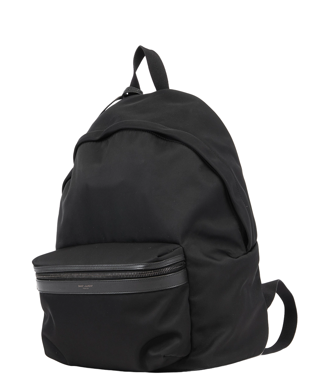 YSL TRIMMED SHELL BACKPACK BLACK NYLON SOBLACK LND 534967 1121 0064