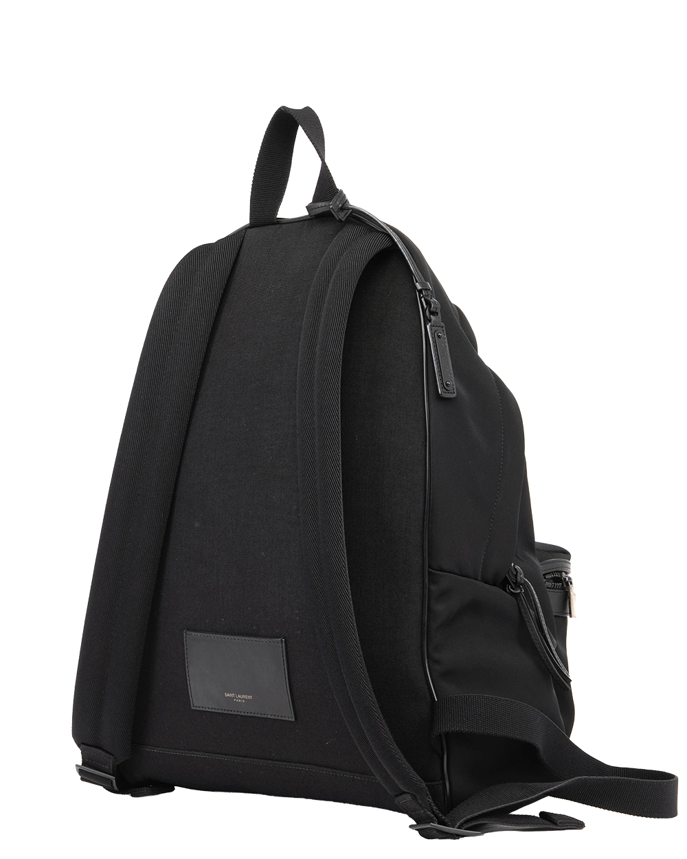YSL TRIMMED SHELL BACKPACK BLACK NYLON SOBLACK LND 534967 1121 0065