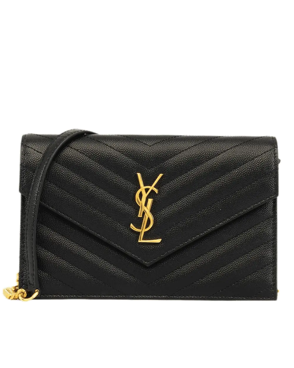 YSL WOC 7.5 BLACK CALF GHW INN 742920 0723 2642