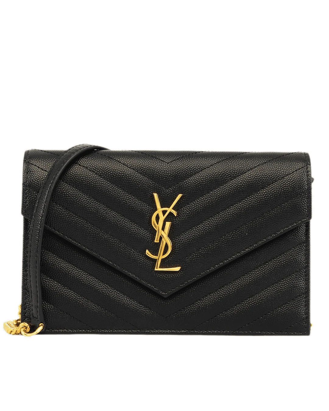 YSL WOC 7.5 BLACK CALF GHW INN 742920 0723 2642