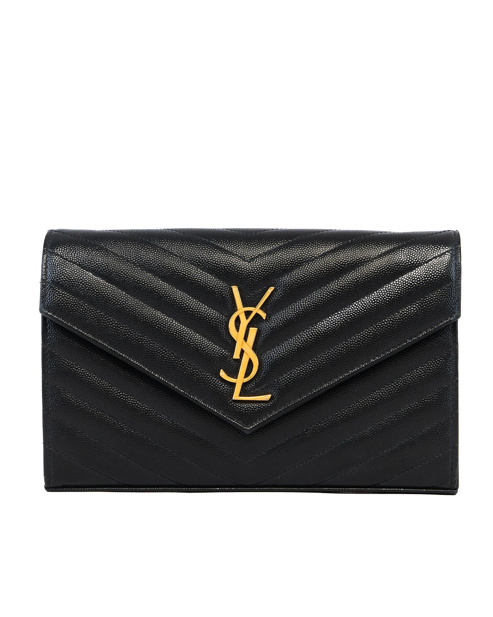 YSL WOC 9.5 BLACK CHEVRON GHW GBL 377828 1122 2862