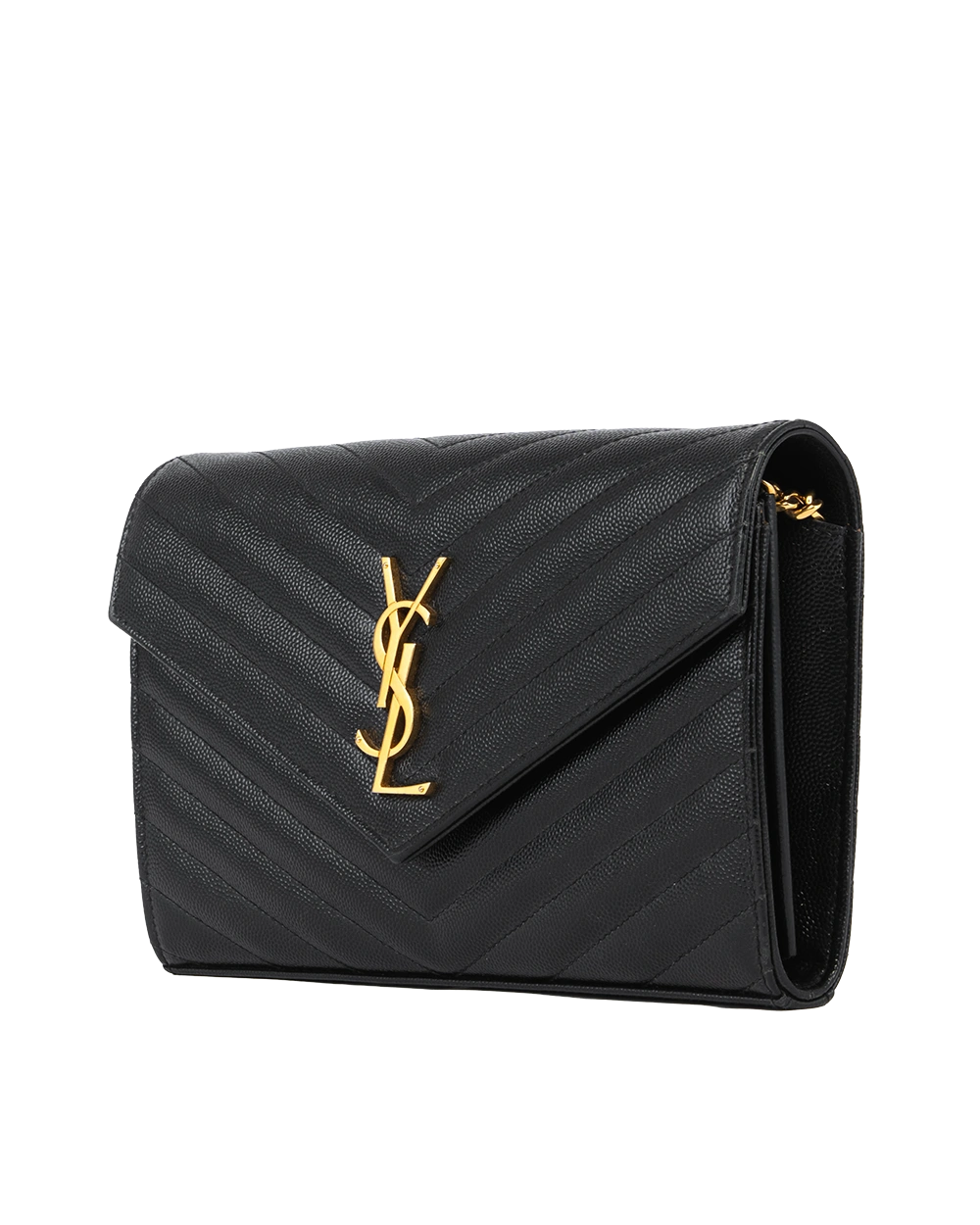 YSL WOC 9.5 BLACK CHEVRON GHW GBL 377828 1122 2863