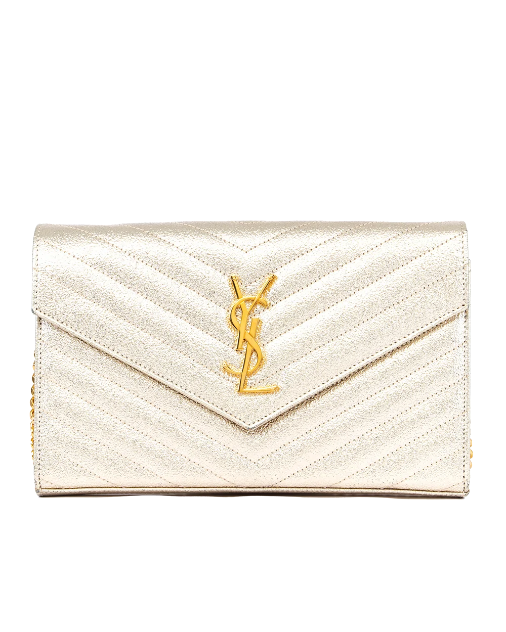 YSL WOC 9.5 GOLD METALLIC GHW BRS 377828 0917 0622