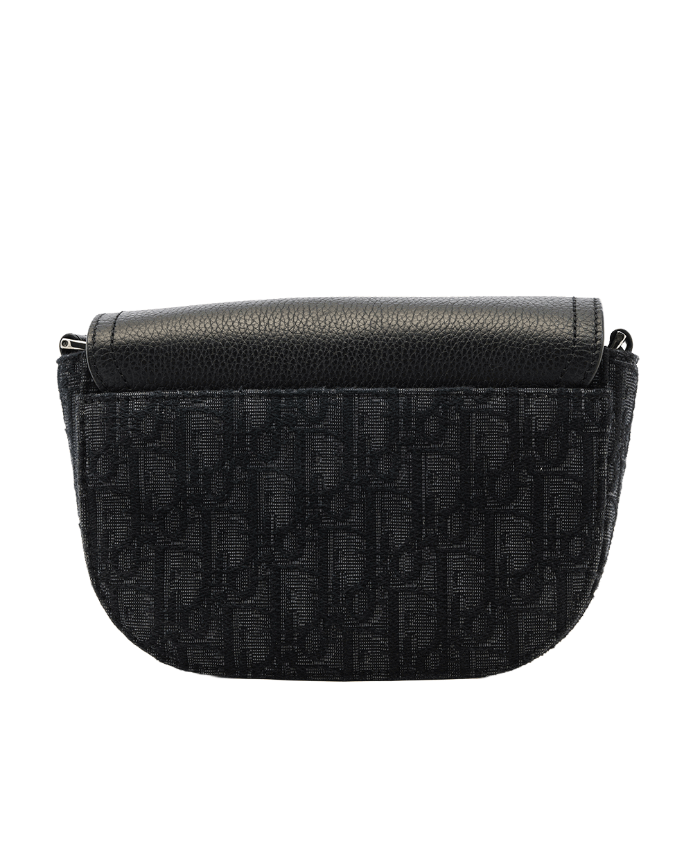 1 DIOR SADDLE MESSENGER MINI BLACK OBLIQUE JACUARD SHW 12 BO 1203 0608
