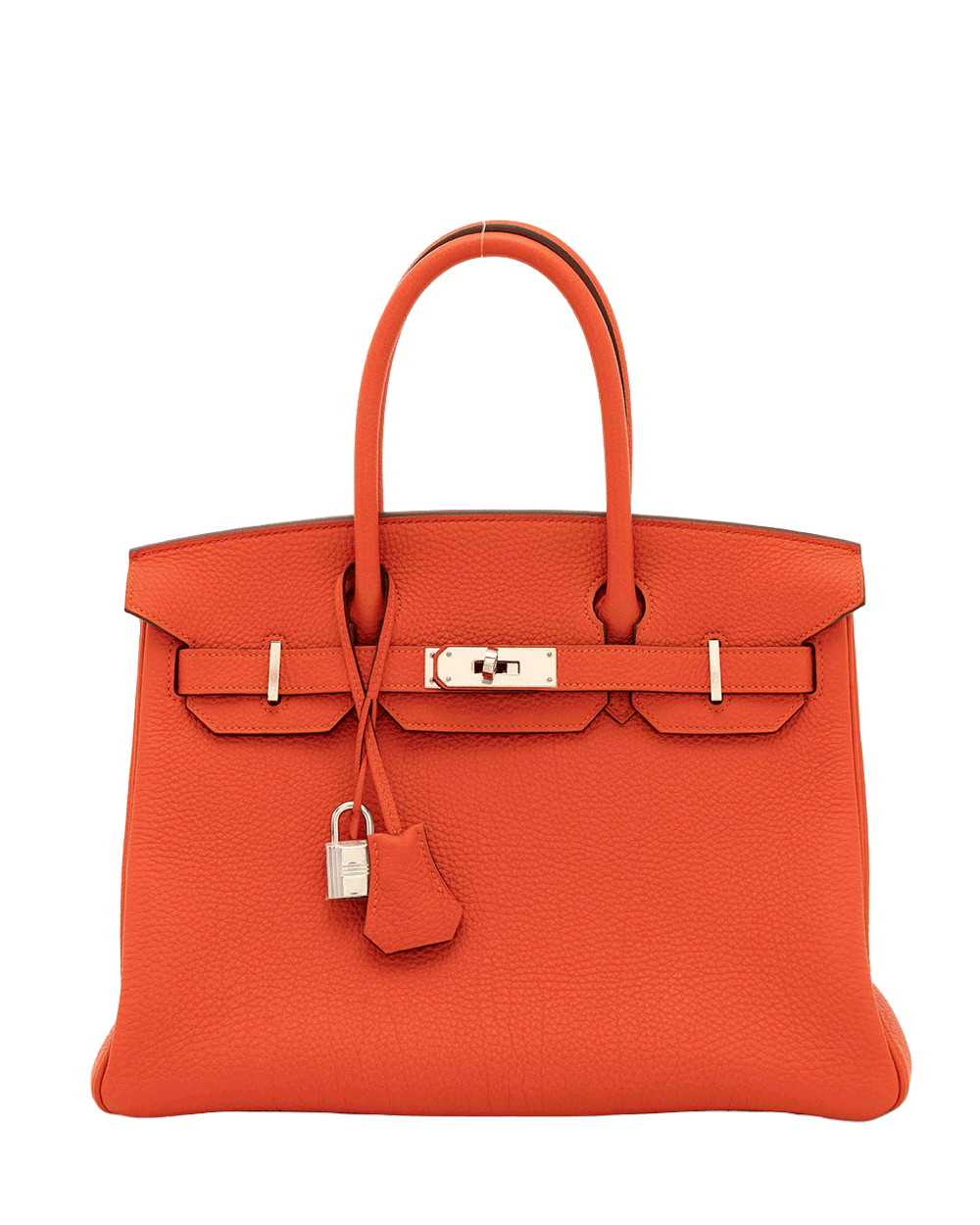 1 HERMES BIRKIN 30 ORANGE CAPUCINE TOGO SHW 7JP 1095
