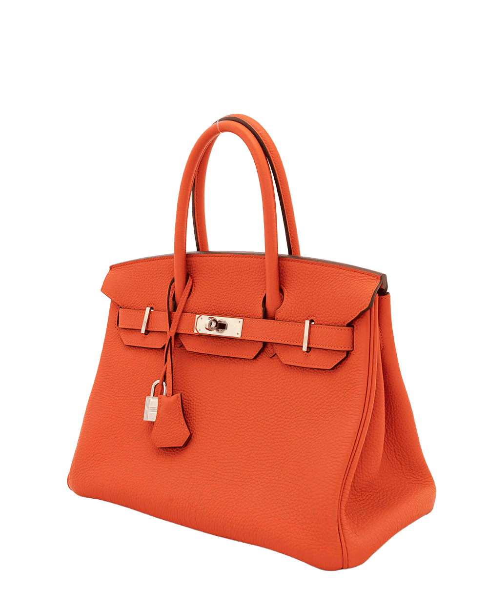 1 HERMES BIRKIN 30 ORANGE CAPUCINE TOGO SHW 7JP 1096