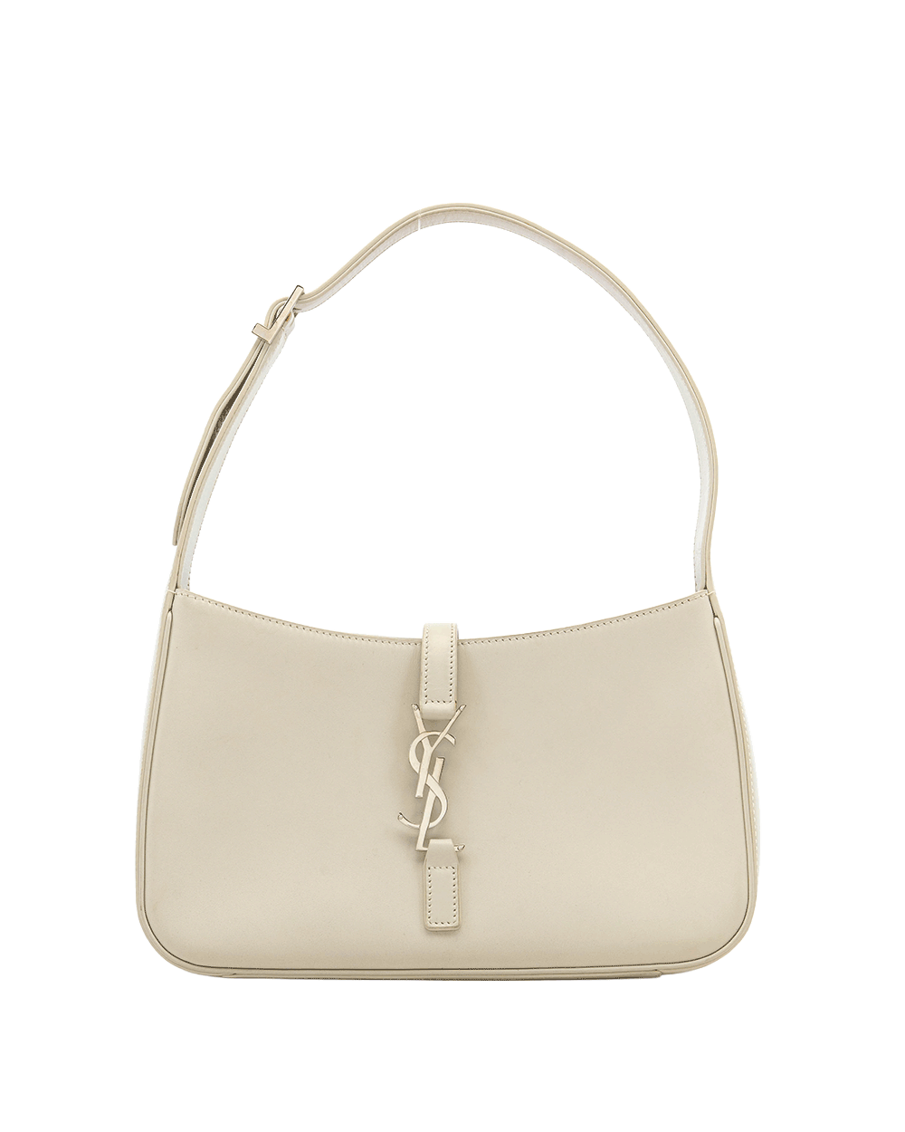 1 YSL LE 5 A7 HOBO WHITE CALF SHW YSL 657228 0022 0196
