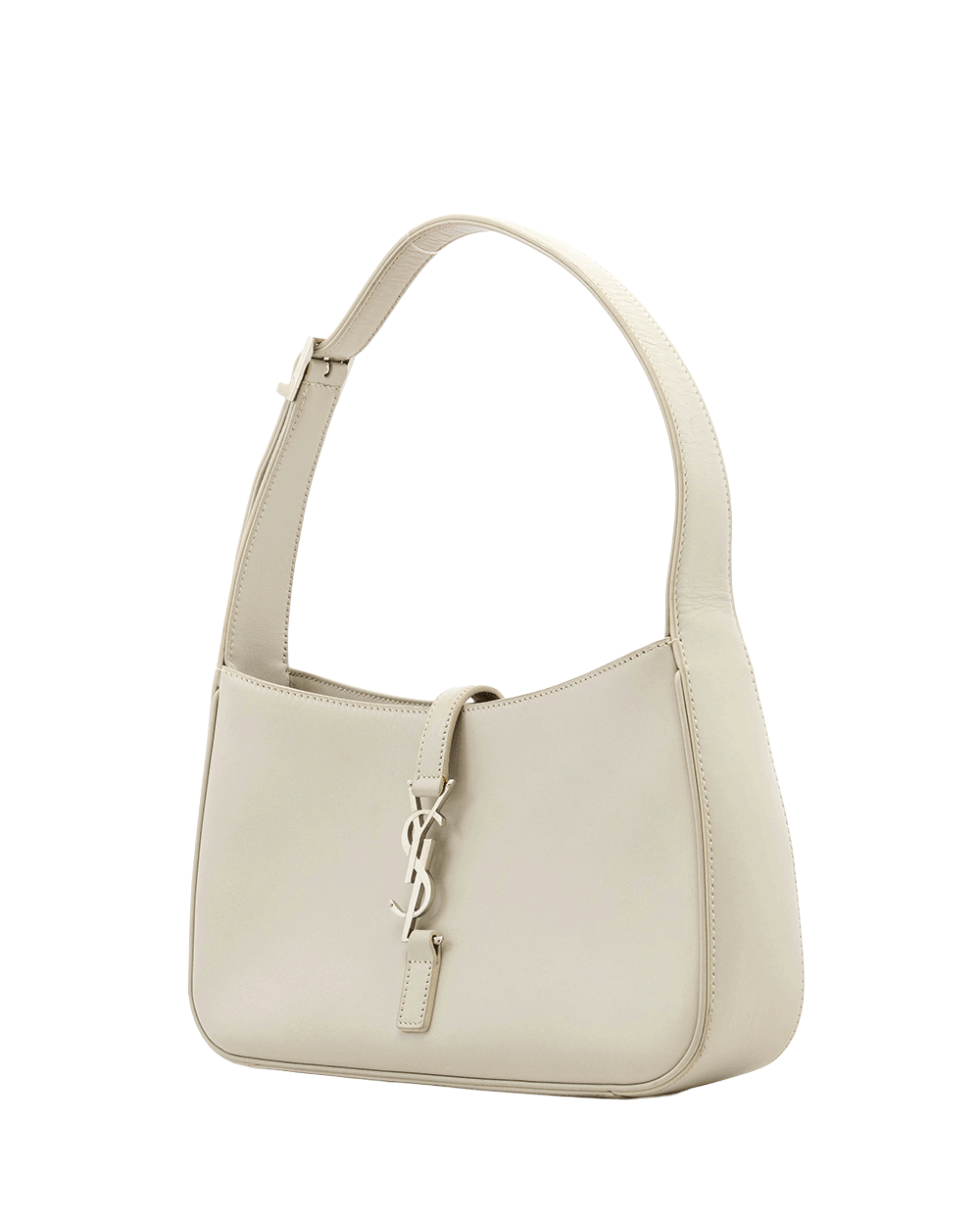 1 YSL LE 5 A7 HOBO WHITE CALF SHW YSL 657228 0022 0199