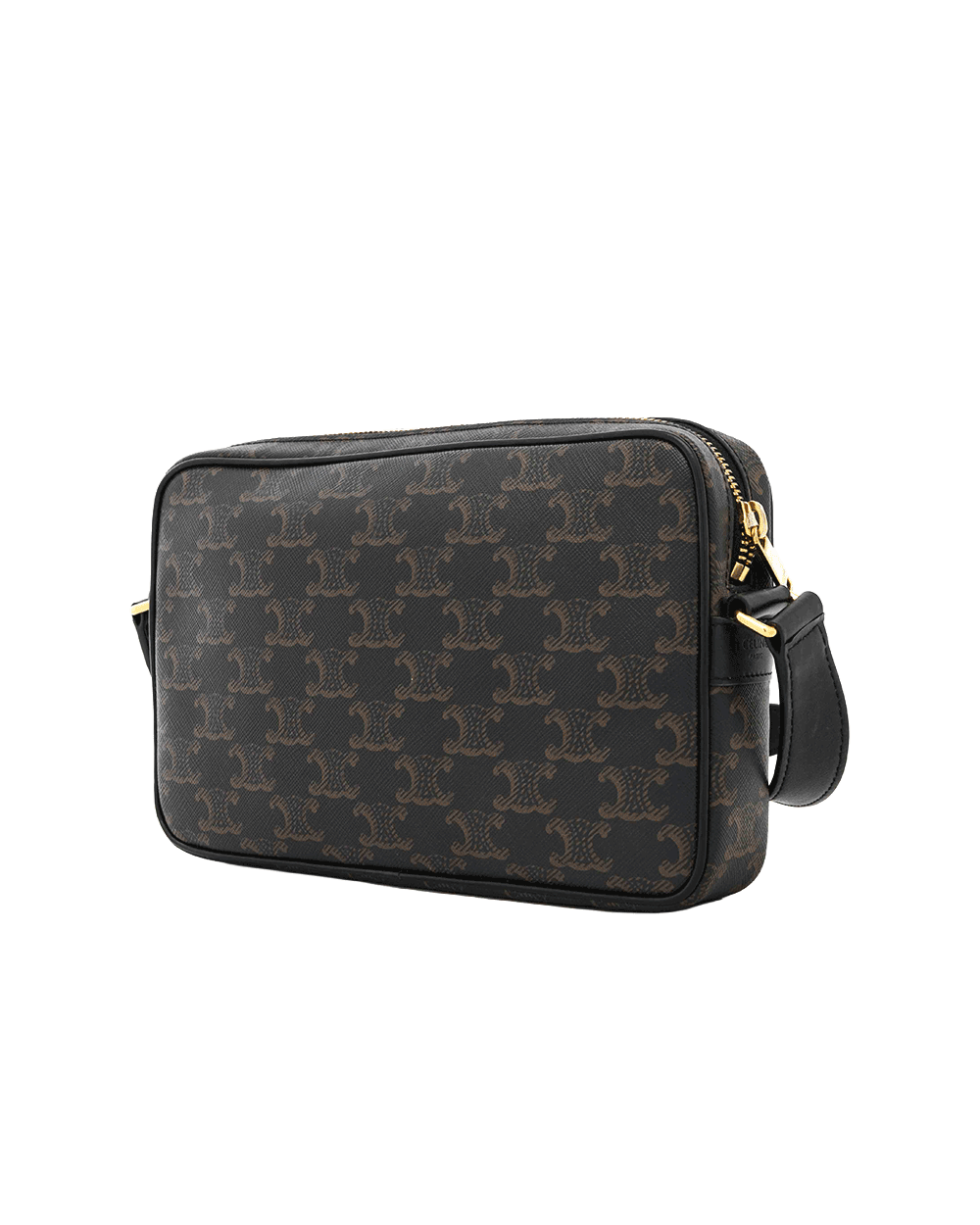 10 CELINE HORIZONTAL MESSENGER MEDIUM BROW TAN CANVAS GHW U CU 0243 0891