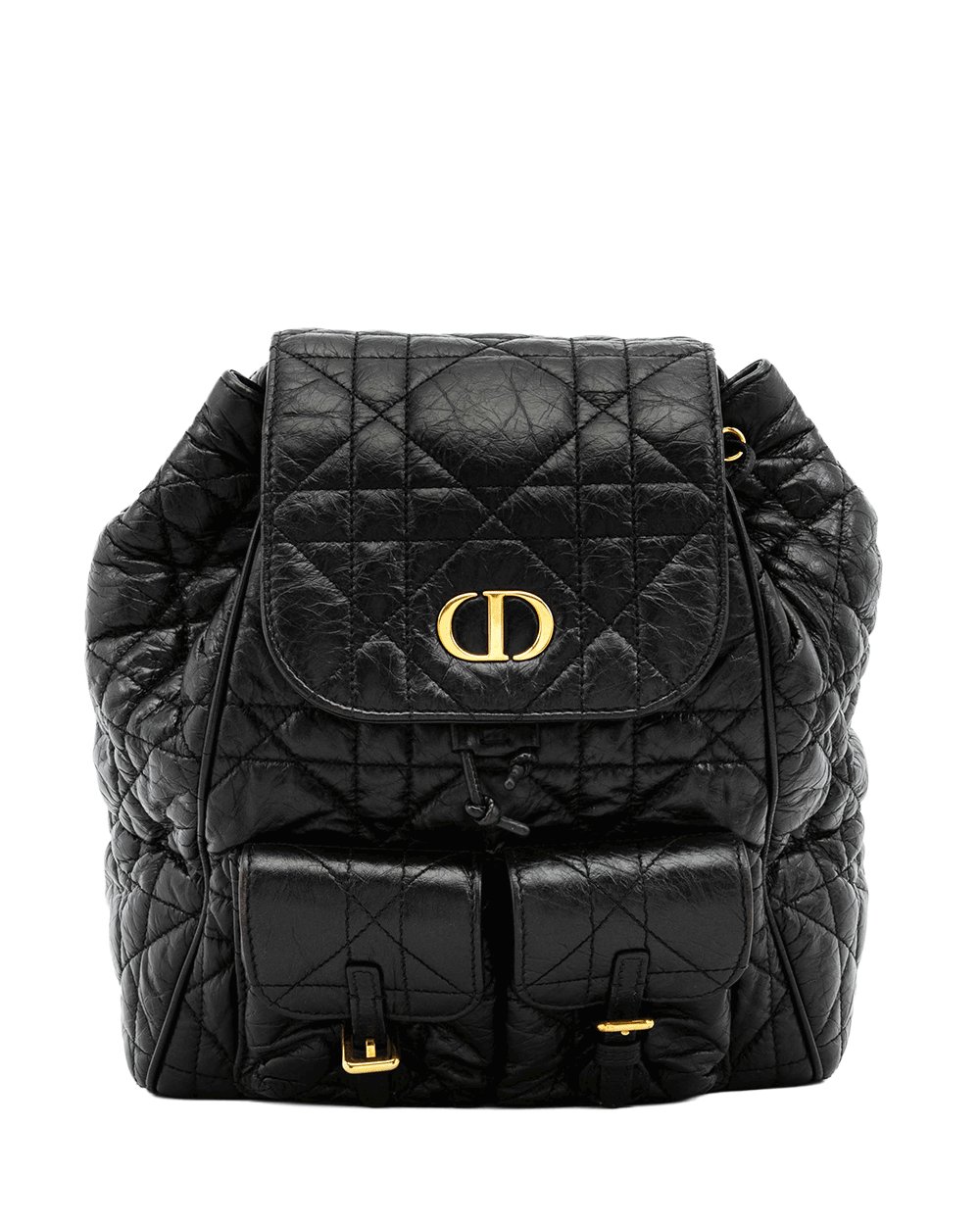 10 DIOR CARO BACKPACK SMALL BLACK CALF GHW 01 RU 1214 0376