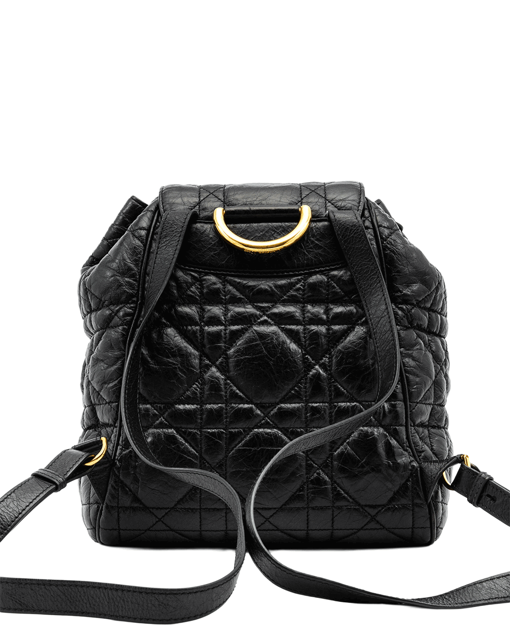10 DIOR CARO BACKPACK SMALL BLACK CALF GHW 01 RU 1214 0380