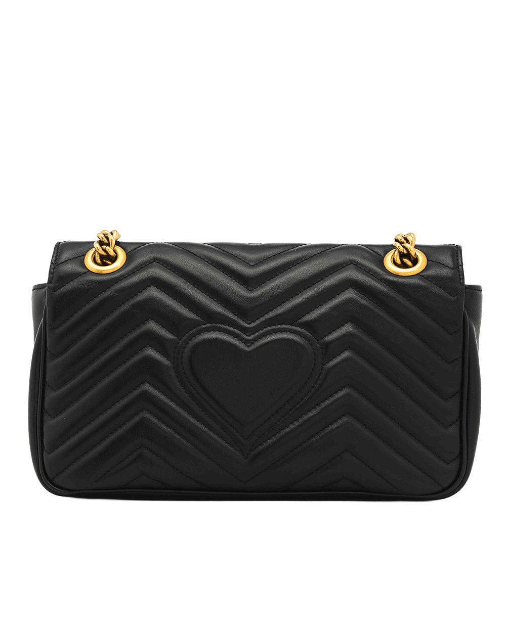 10 GUCCI MARMONT 26 BLACK CALF GHW 443497 495151 0076