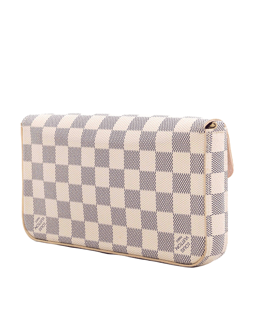 10 LV POCHETTE FELICIE AZUR CANVAS GHW MICROCHIP 2032